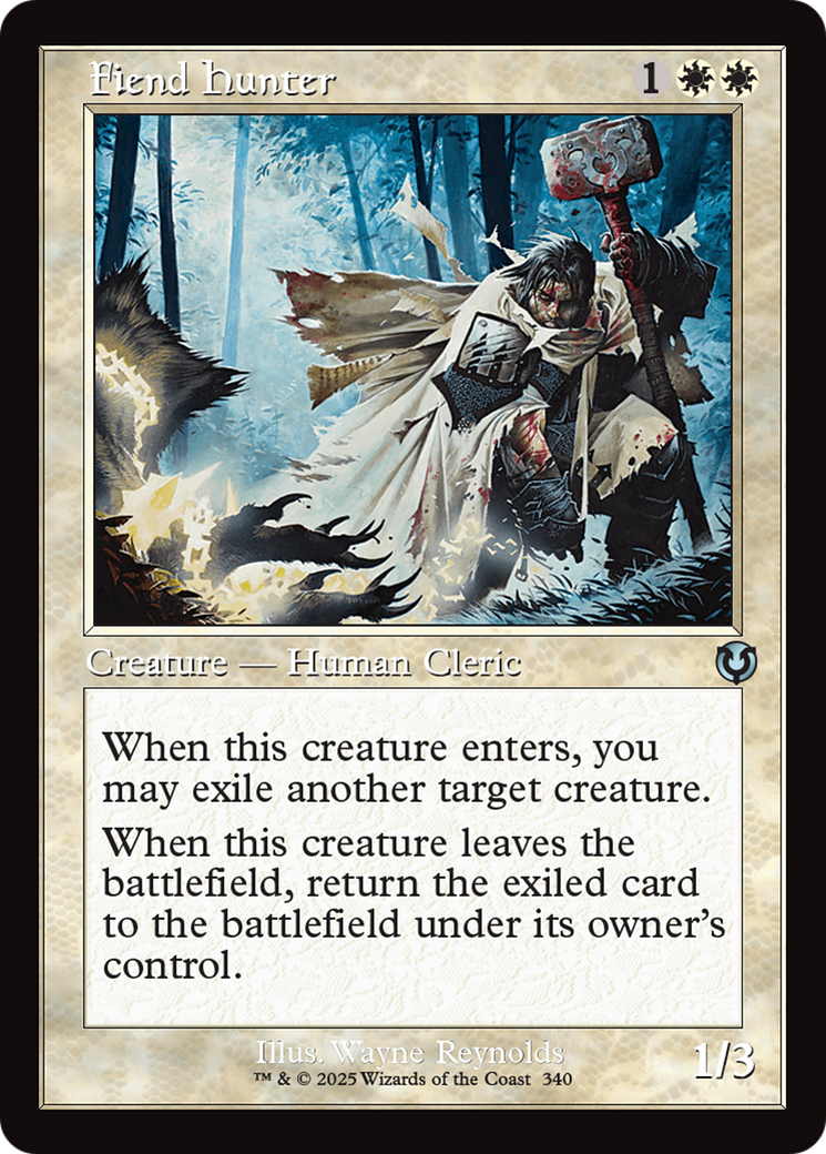 Fiend Hunter (Retro Frame) [Innistrad Remastered] | Webway Games