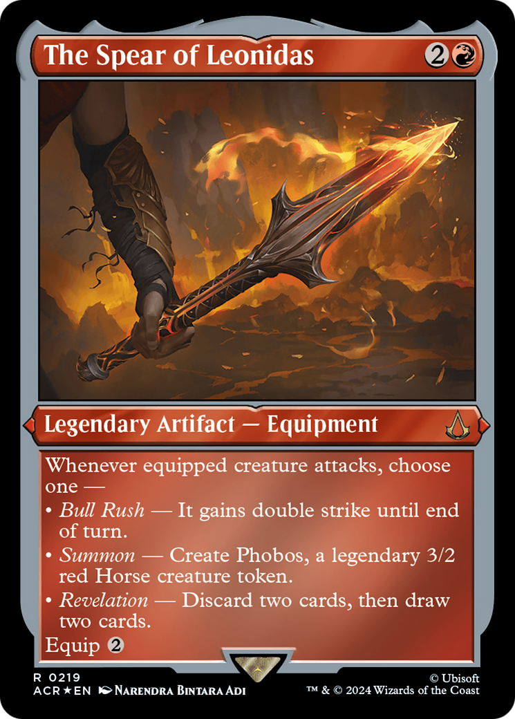 The Spear of Leonidas (Foil Etched) [Assassin's Creed] | Webway Games
