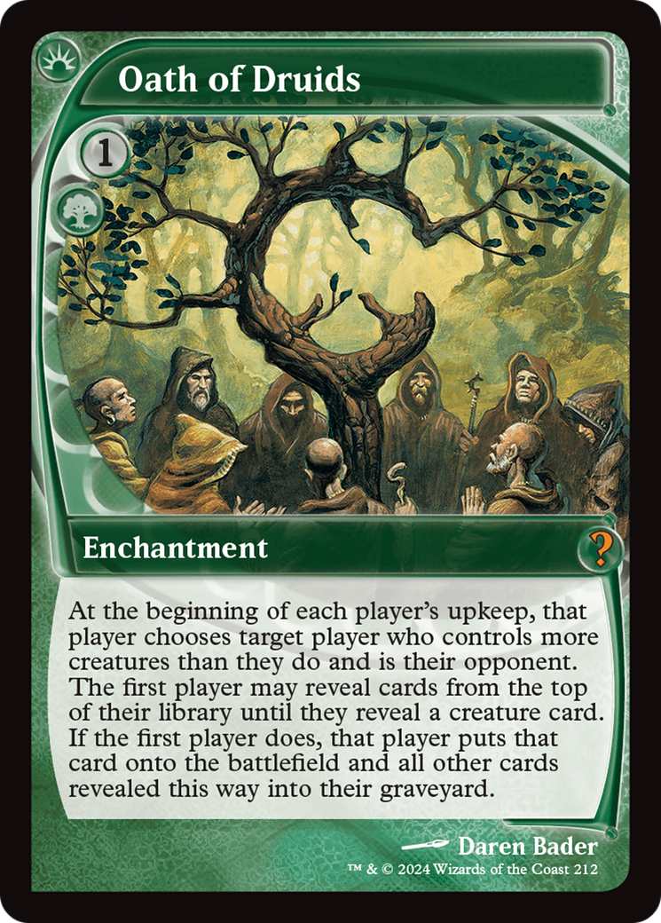 Oath of Druids (Future Sight) [Mystery Booster 2] | Webway Games