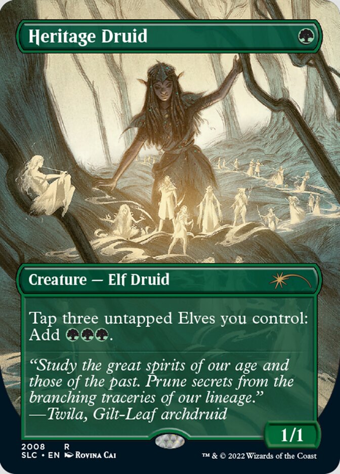 Heritage Druid (Borderless) [Secret Lair Countdown Kit] | Webway Games