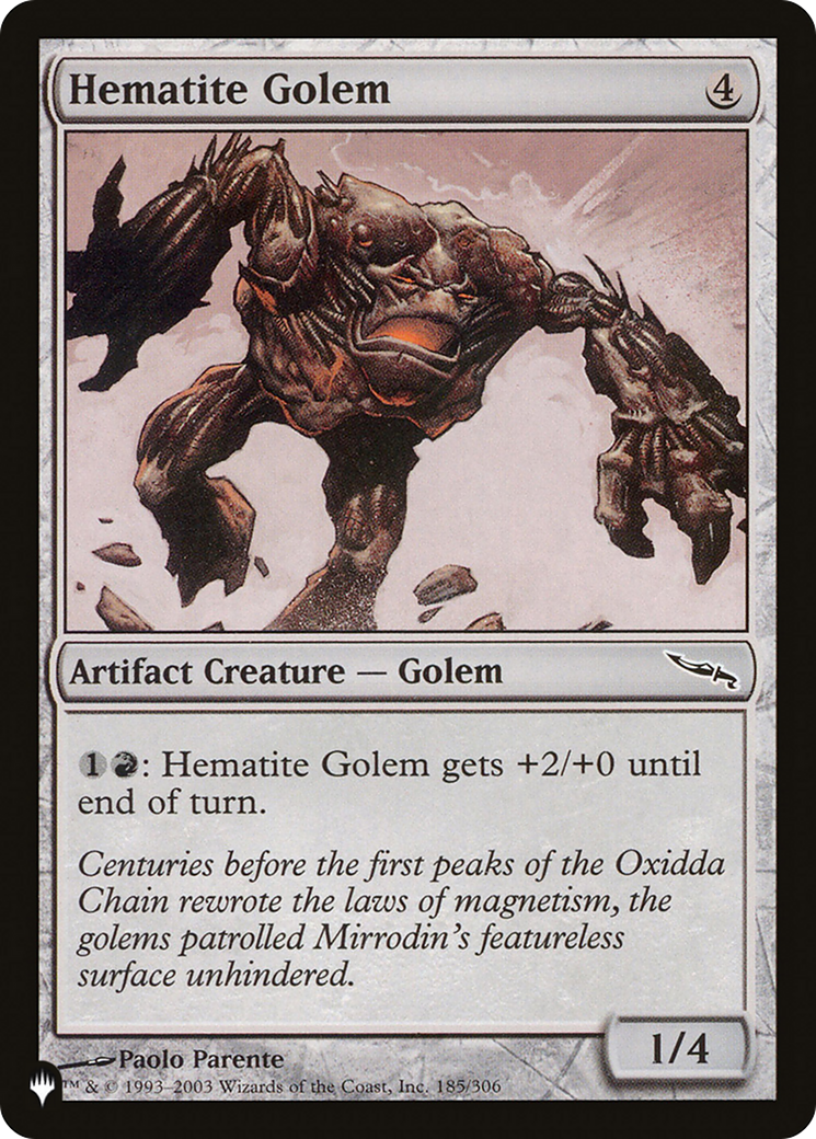 Hematite Golem [The List] | Webway Games