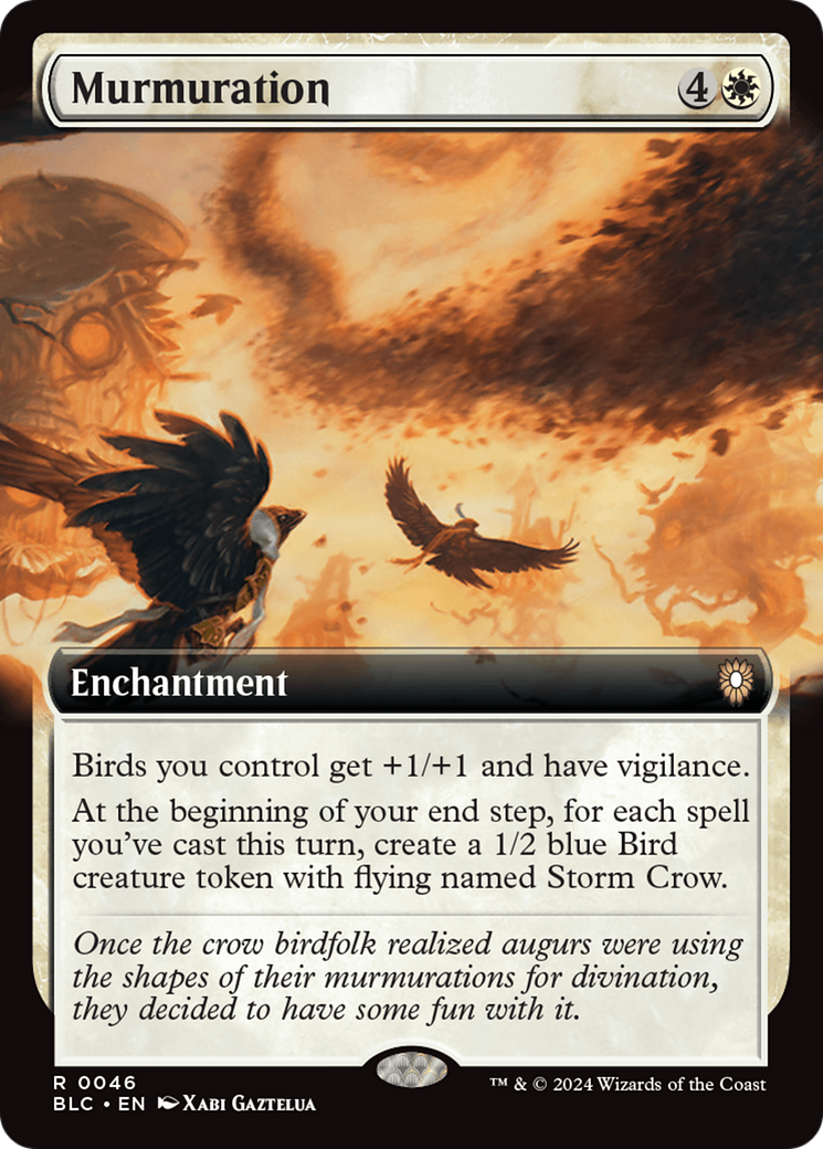 Murmuration (Extended Art) [Bloomburrow Commander] | Webway Games