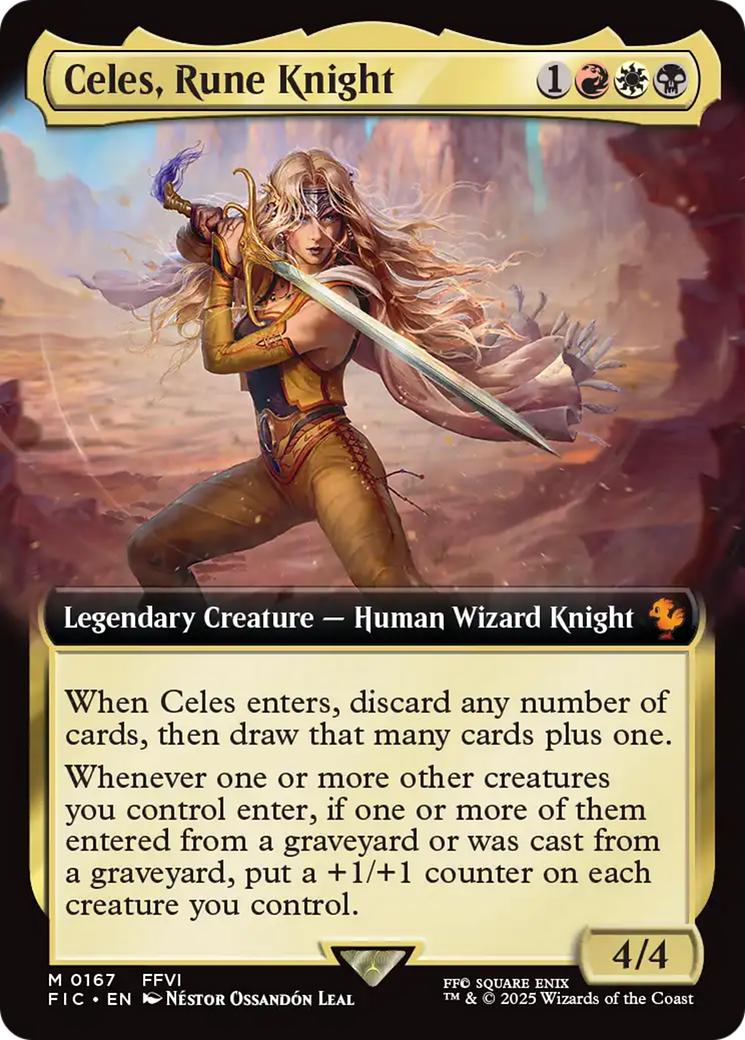 Celes, Rune Knight (Extended Art) [FINAL FANTASY Commander] | Webway Games