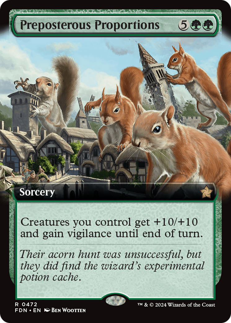 Preposterous Proportions (Extended Art) [Foundations] | Webway Games