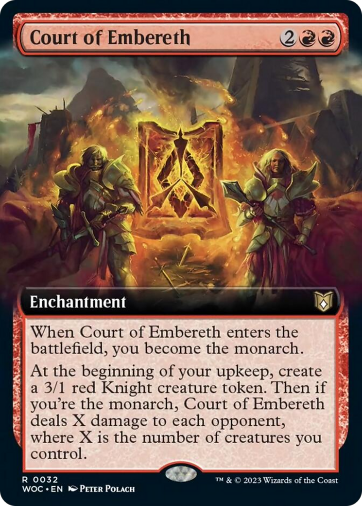 Court of Embereth (Extended Art) [Wilds of Eldraine Commander] | Webway Games