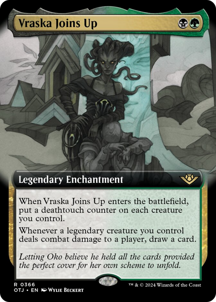 Vraska Joins Up (Extended Art) [Outlaws of Thunder Junction] | Webway Games