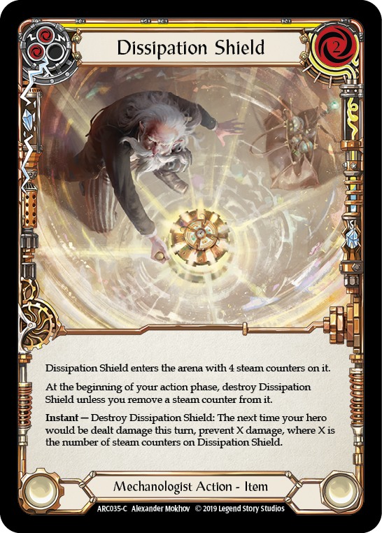 Dissipation Shield [ARC035-C] (Arcane Rising)  1st Edition Rainbow Foil | Webway Games
