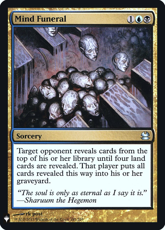 Mind Funeral [Mystery Booster] | Webway Games