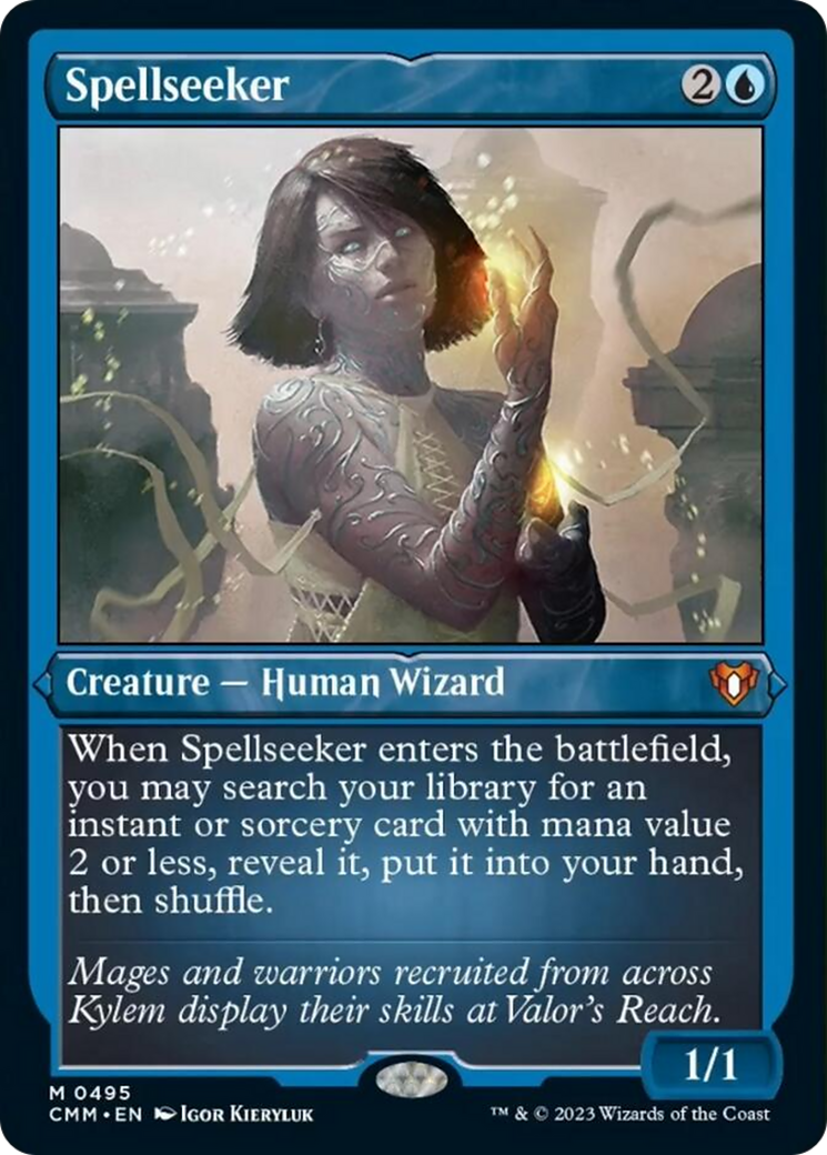 Spellseeker (Foil Etched) [Commander Masters] | Webway Games
