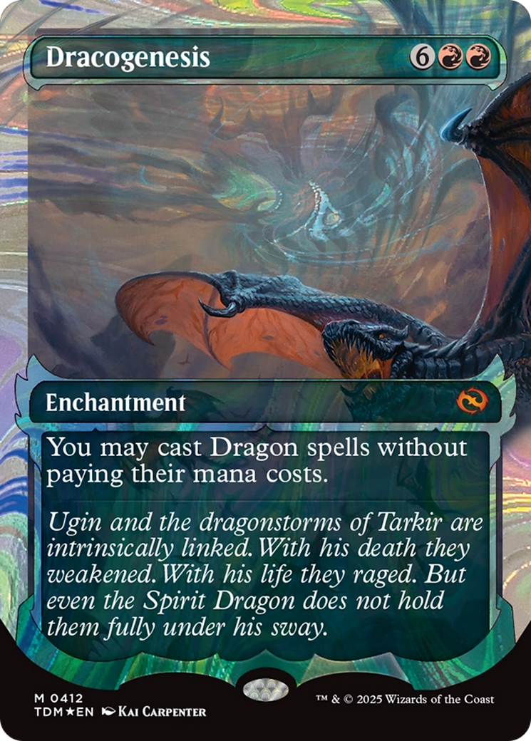 Dracogenesis (0412) (Showcase) (Halo Foil) [Tarkir: Dragonstorm] | Webway Games