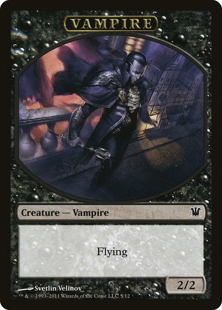 Vampire (0007) // Vampire (0008) Double-Sided Token [Innistrad Remastered Tokens] | Webway Games