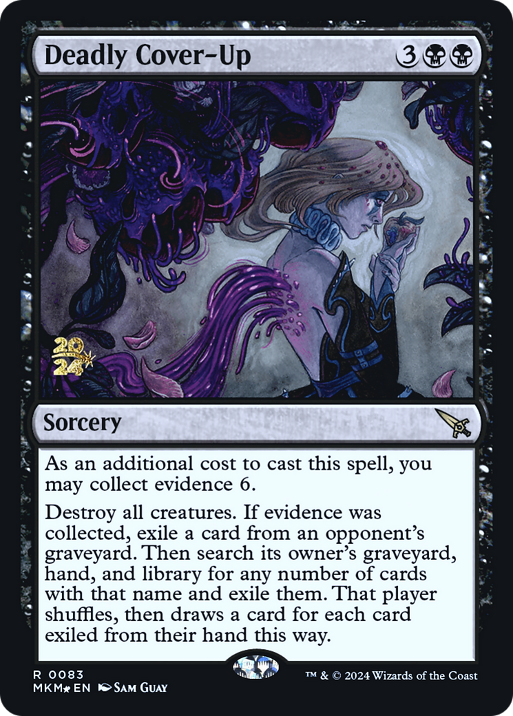 Deadly Cover-Up [Murders at Karlov Manor Prerelease Promos] | Webway Games