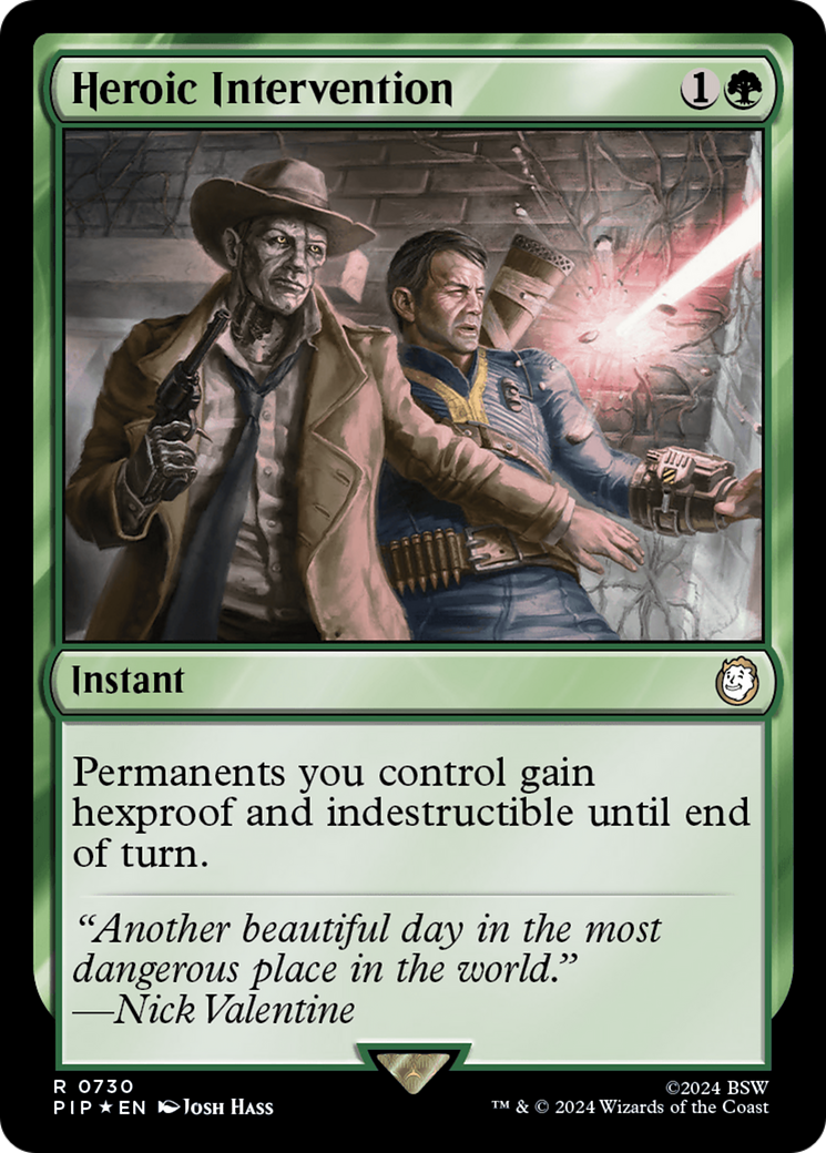 Heroic Intervention (Surge Foil) [Fallout] | Webway Games