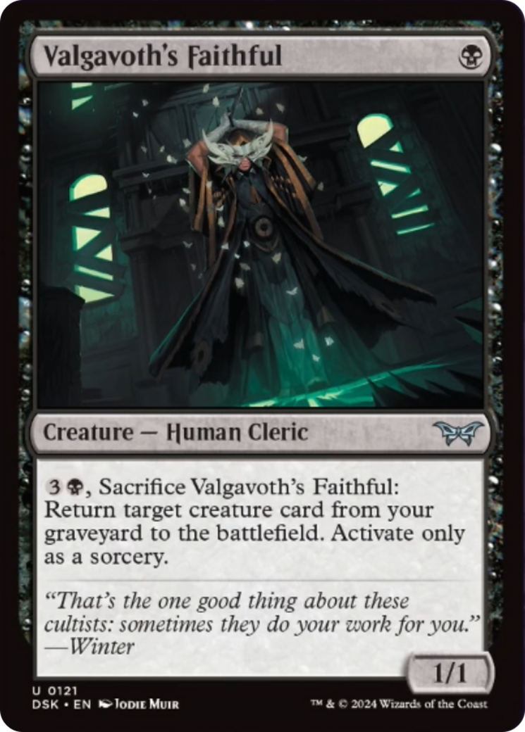 Valgavoth's Faithful [Duskmourn: House of Horror] | Webway Games