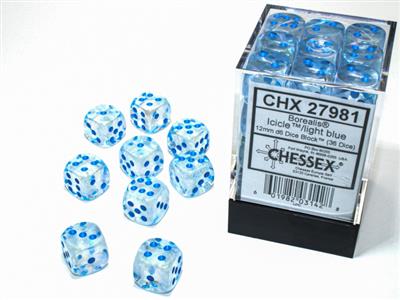 Chessex 12mm D6 Set | Webway Games