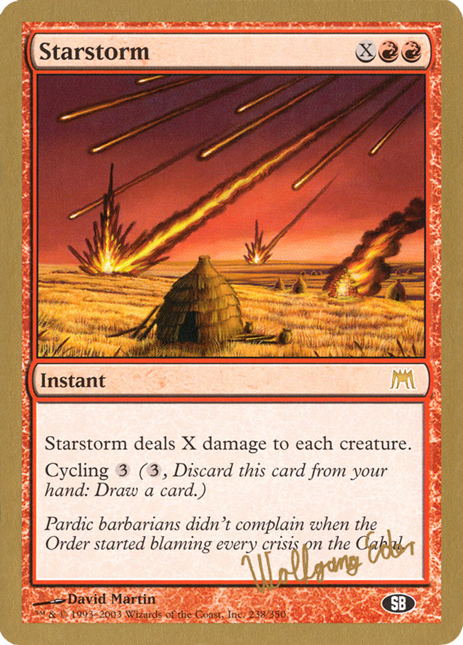 Starstorm (Wolfgang Eder) (SB) [World Championship Decks 2003] | Webway Games