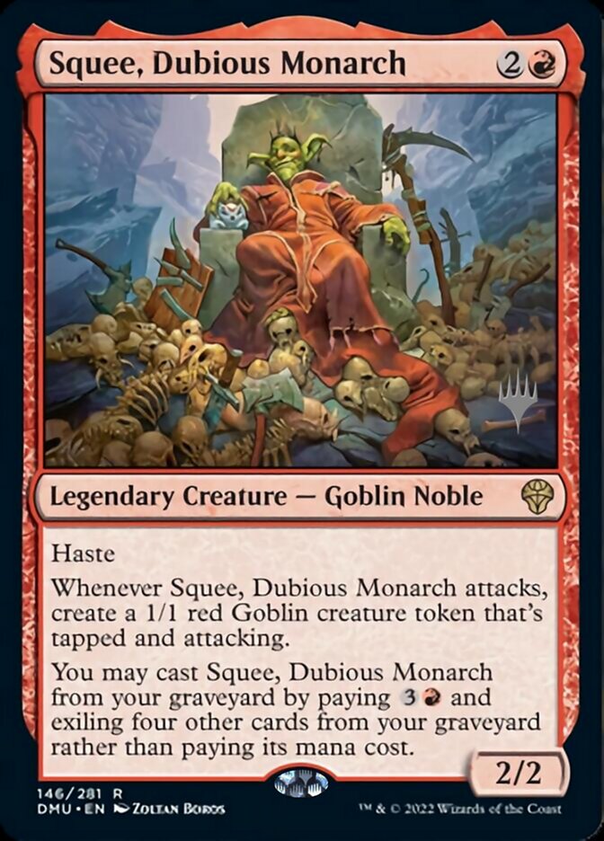 Squee, Dubious Monarch (Promo Pack) [Dominaria United Promos] | Webway Games