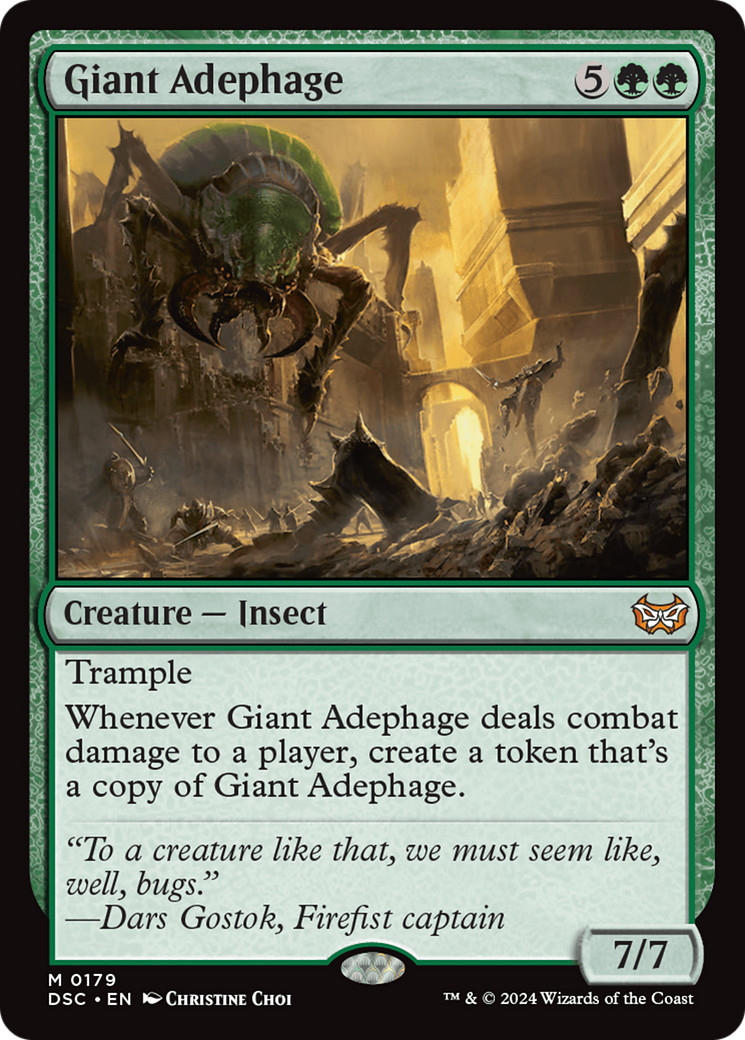 Giant Adephage [Duskmourn: House of Horror Commander] | Webway Games