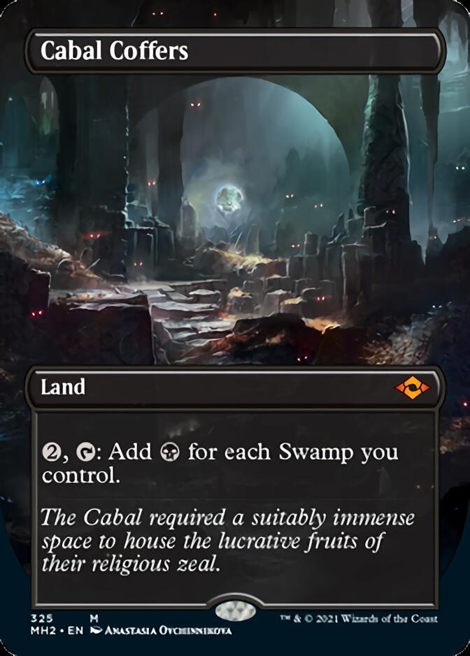 Cabal Coffers (Borderless Alternate Art) [Modern Horizons 2] | Webway Games