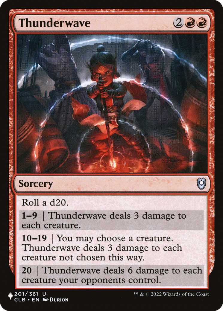 Thunderwave [The List] | Webway Games
