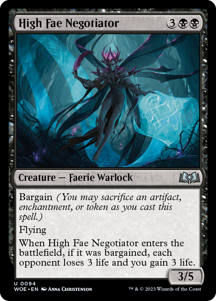 High Fae Negotiator [Wilds of Eldraine] | Webway Games
