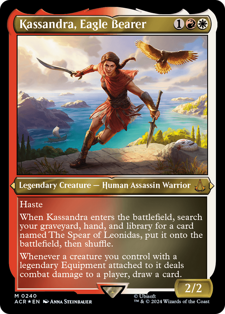 Kassandra, Eagle Bearer (Foil Etched) [Assassin's Creed] | Webway Games