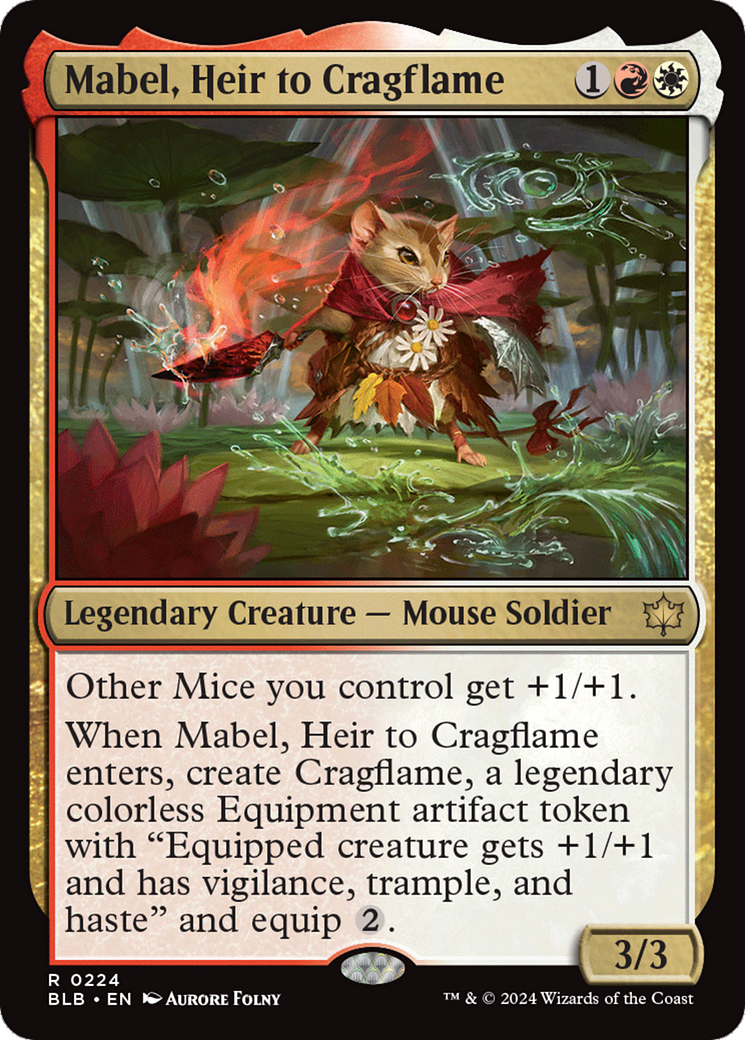Mabel, Heir to Cragflame [Bloomburrow] | Webway Games