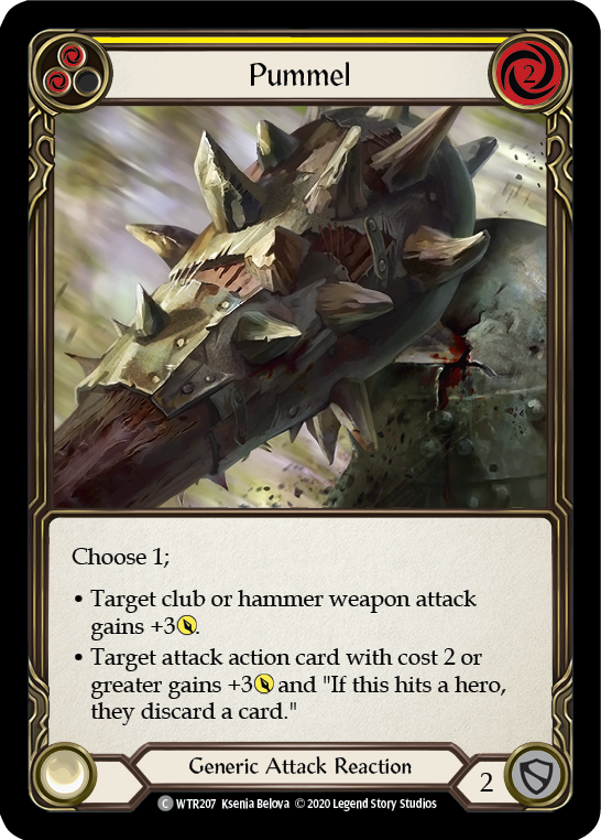 Pummel (Yellow) [U-WTR207] (Welcome to Rathe Unlimited)  Unlimited Rainbow Foil | Webway Games