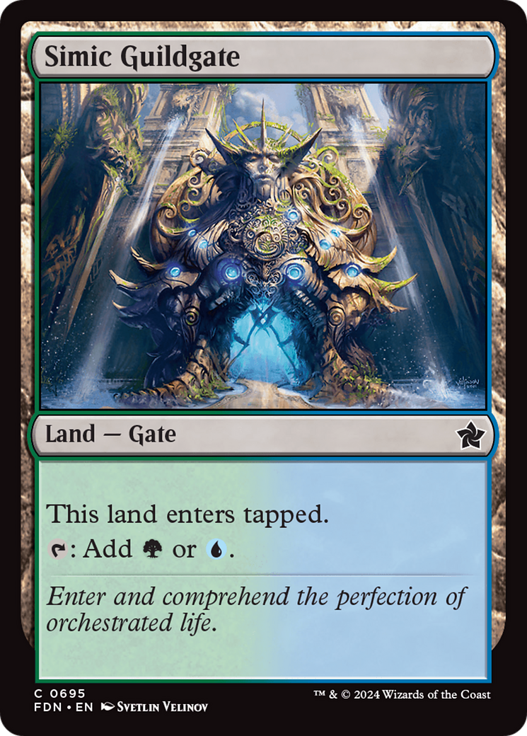 Simic Guildgate [Foundations] | Webway Games