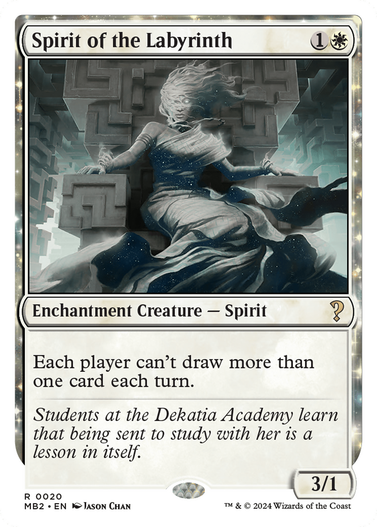 Spirit of the Labyrinth (White Border) [Mystery Booster 2] | Webway Games