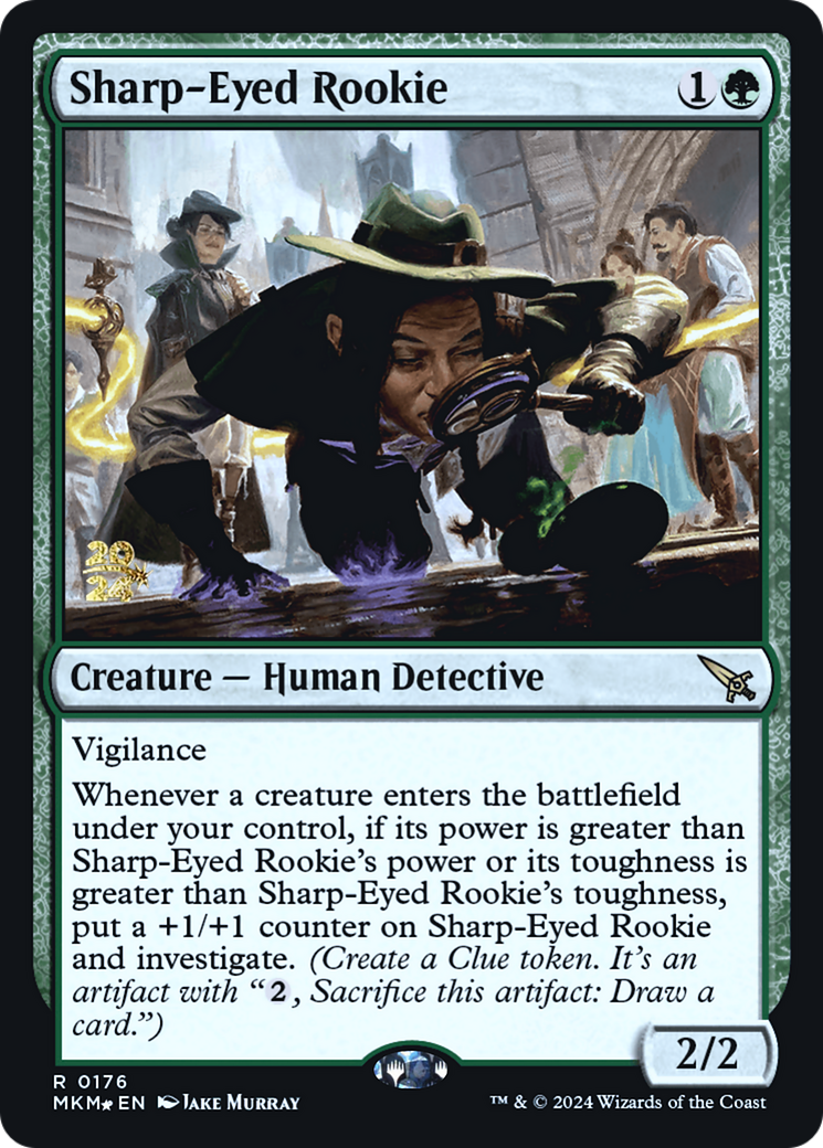 Sharp-Eyed Rookie [Murders at Karlov Manor Prerelease Promos] | Webway Games