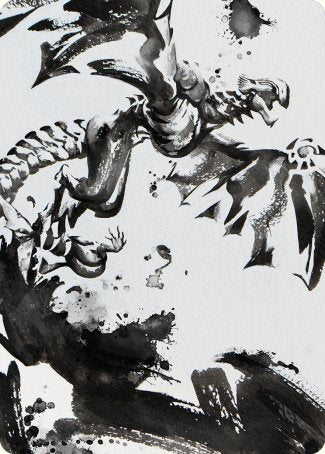 Quicksilver Fisher Art Card [Phyrexia: All Will Be One Art Series] | Webway Games