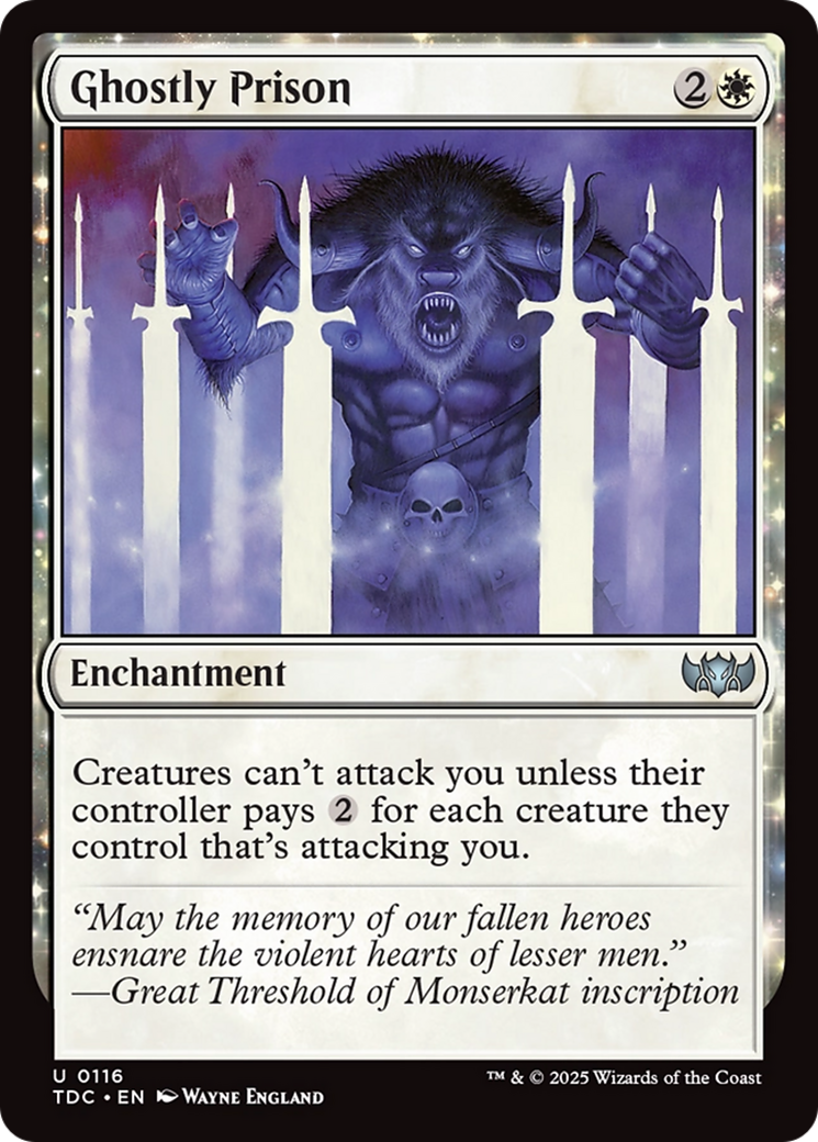 Ghostly Prison [Tarkir: Dragonstorm Commander] | Webway Games