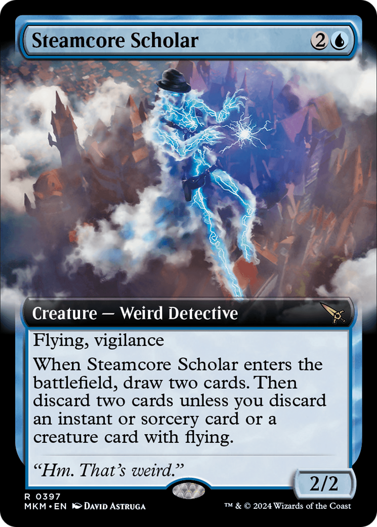 Steamcore Scholar (Extended Art) [Murders at Karlov Manor] | Webway Games