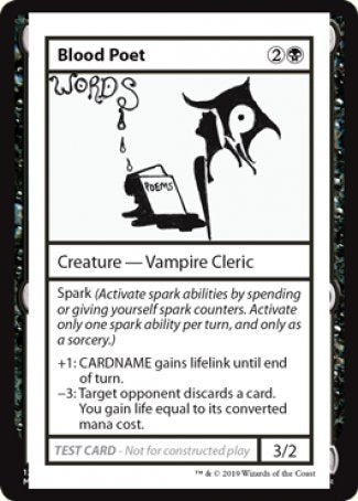 Blood Poet (2021 Edition) [Mystery Booster Playtest Cards] | Webway Games