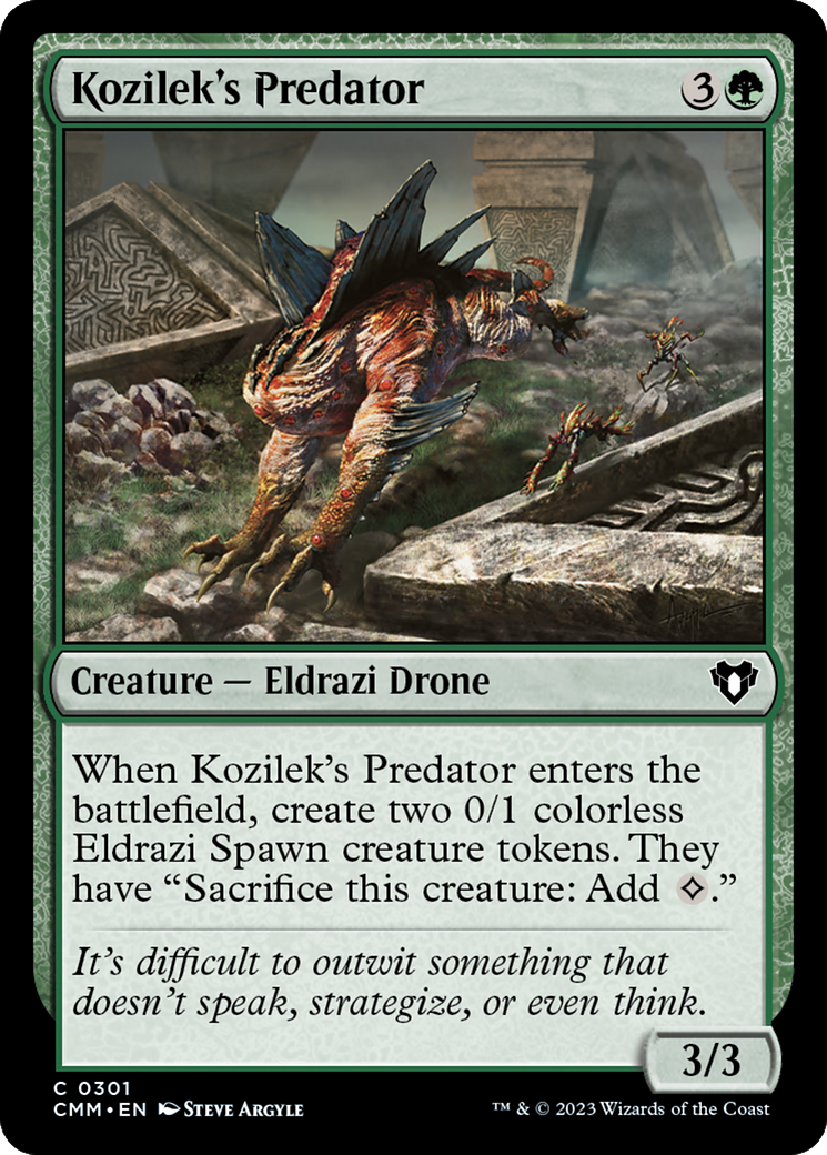 Kozilek's Predator [Commander Masters] | Webway Games