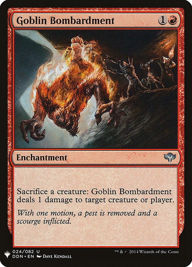 Goblin Bombardment [Mystery Booster] | Webway Games