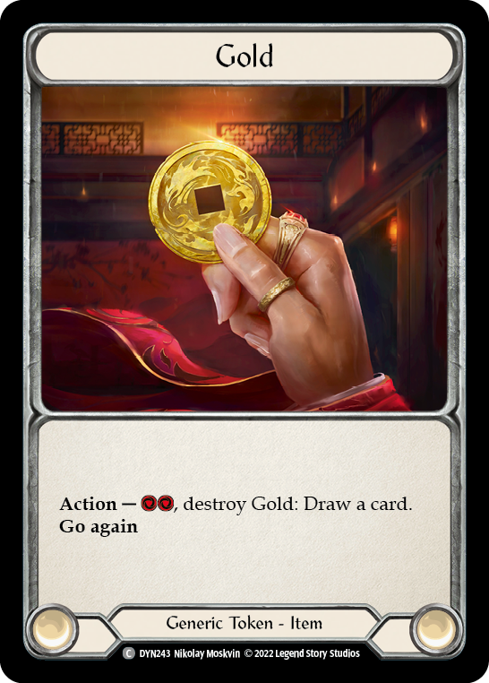 Gold [DYN243] (Dynasty)  Rainbow Foil | Webway Games