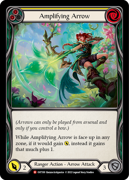 Amplifying Arrow [OUT100] (Outsiders)  Rainbow Foil | Webway Games
