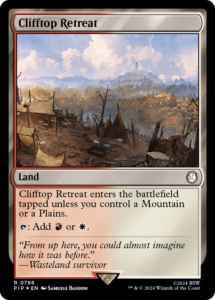Clifftop Retreat (Surge Foil) [Fallout] | Webway Games
