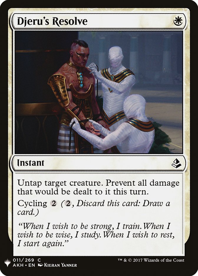 Djeru's Resolve [Mystery Booster] | Webway Games