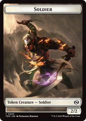Soldier (0004) // Soldier (0005) Double-Sided Token [Tarkir: Dragonstorm Tokens] | Webway Games
