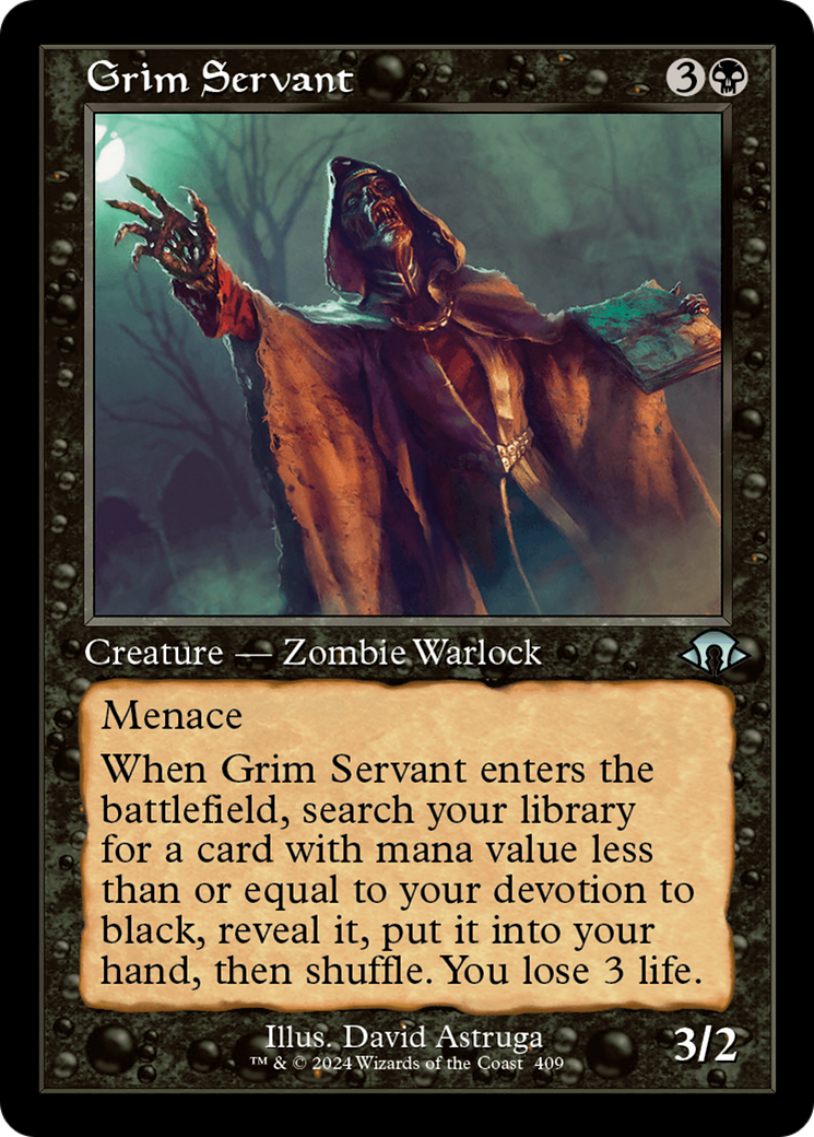 Grim Servant (Retro) [Modern Horizons 3] | Webway Games