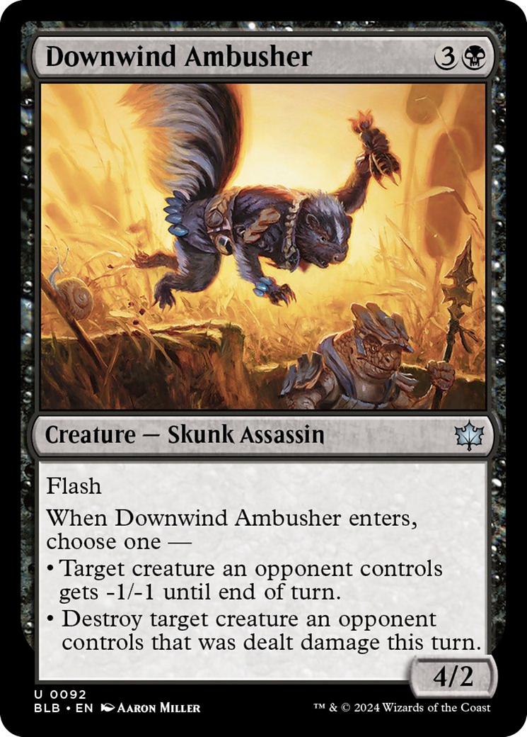 Downwind Ambusher [Bloomburrow] | Webway Games