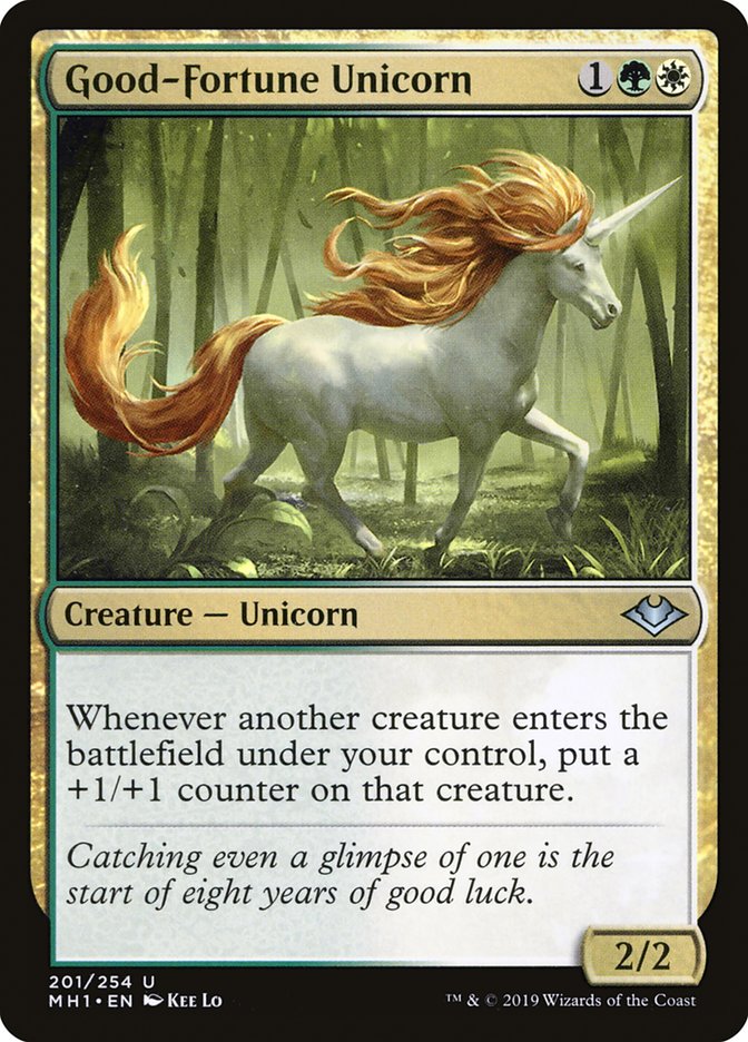 Good-Fortune Unicorn [Modern Horizons] | Webway Games