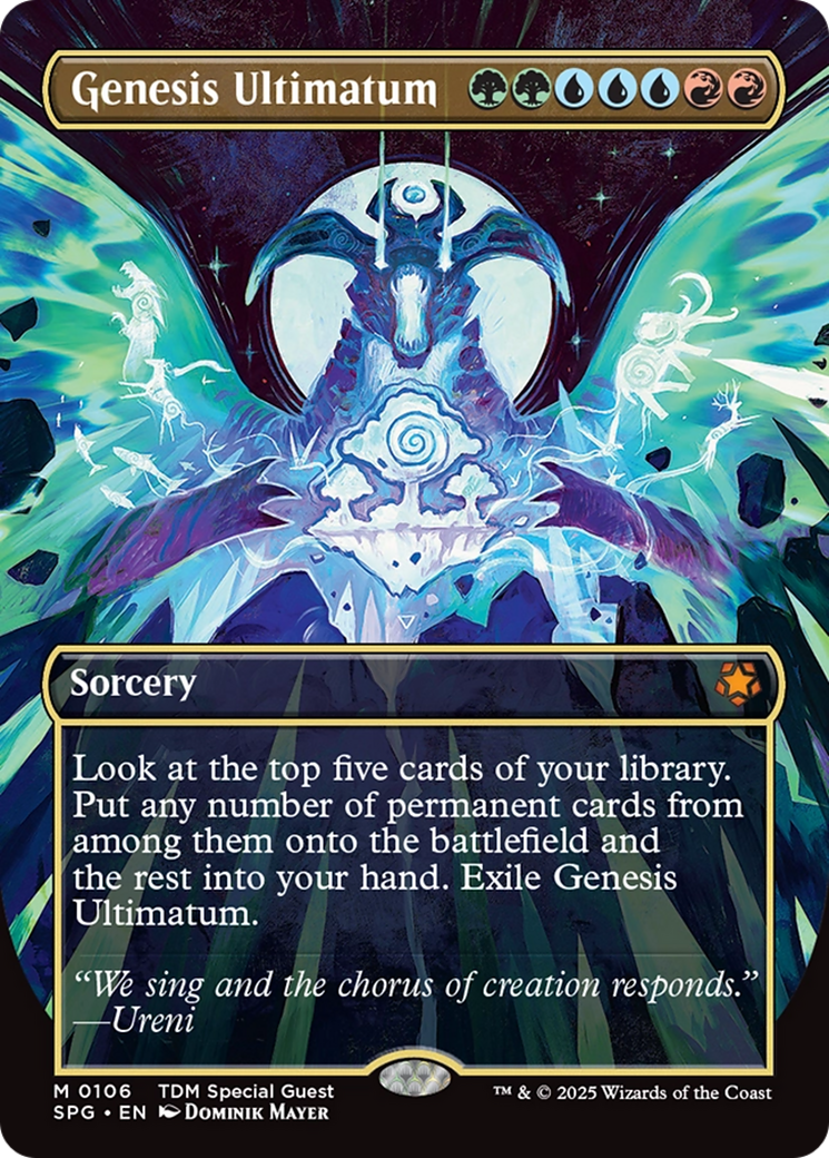 Genesis Ultimatum (Borderless) [Tarkir: Dragonstorm Special Guests] | Webway Games