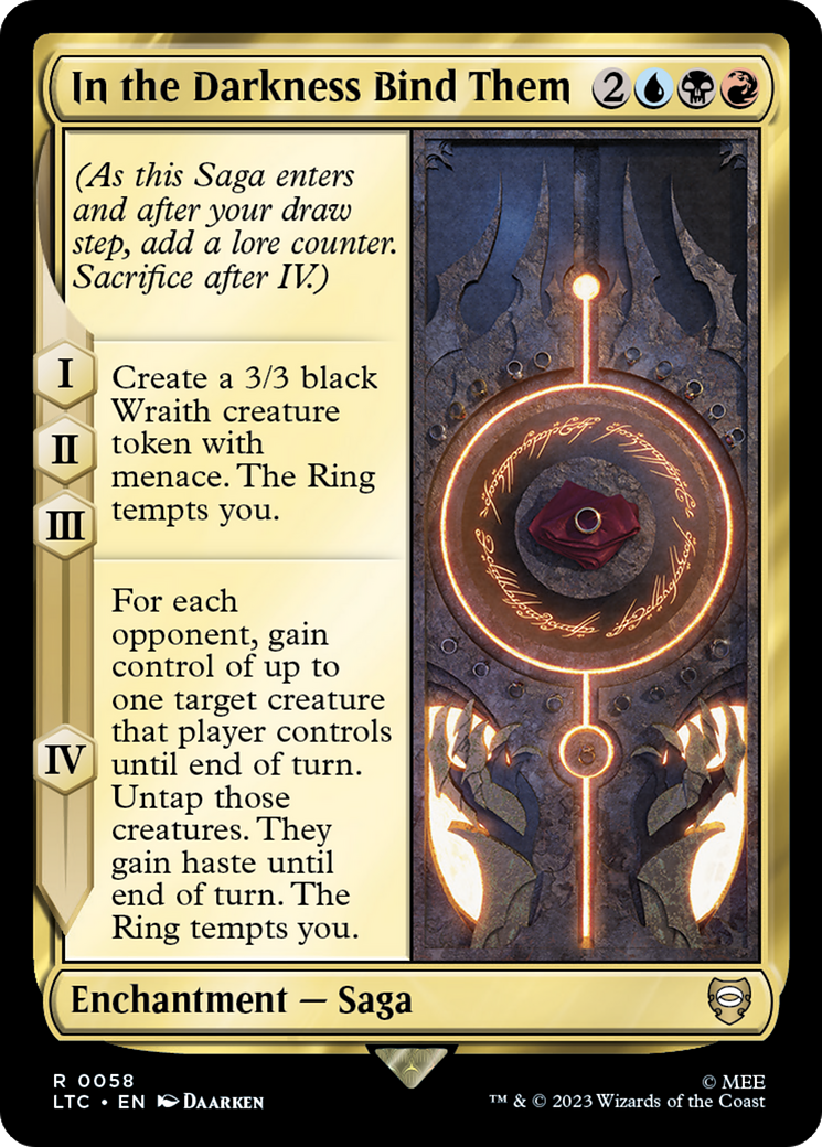 In the Darkness Bind Them [The Lord of the Rings: Tales of Middle-Earth Commander] | Webway Games
