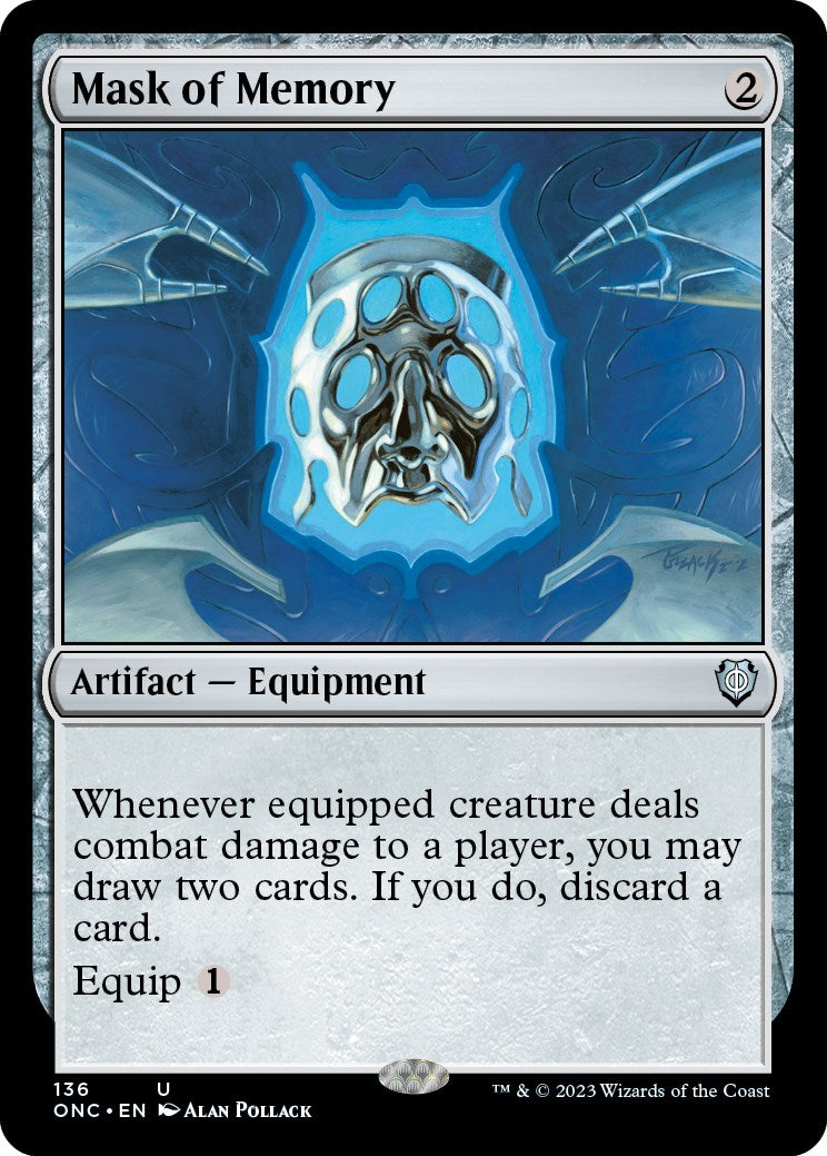 Mask of Memory [Phyrexia: All Will Be One Commander] | Webway Games