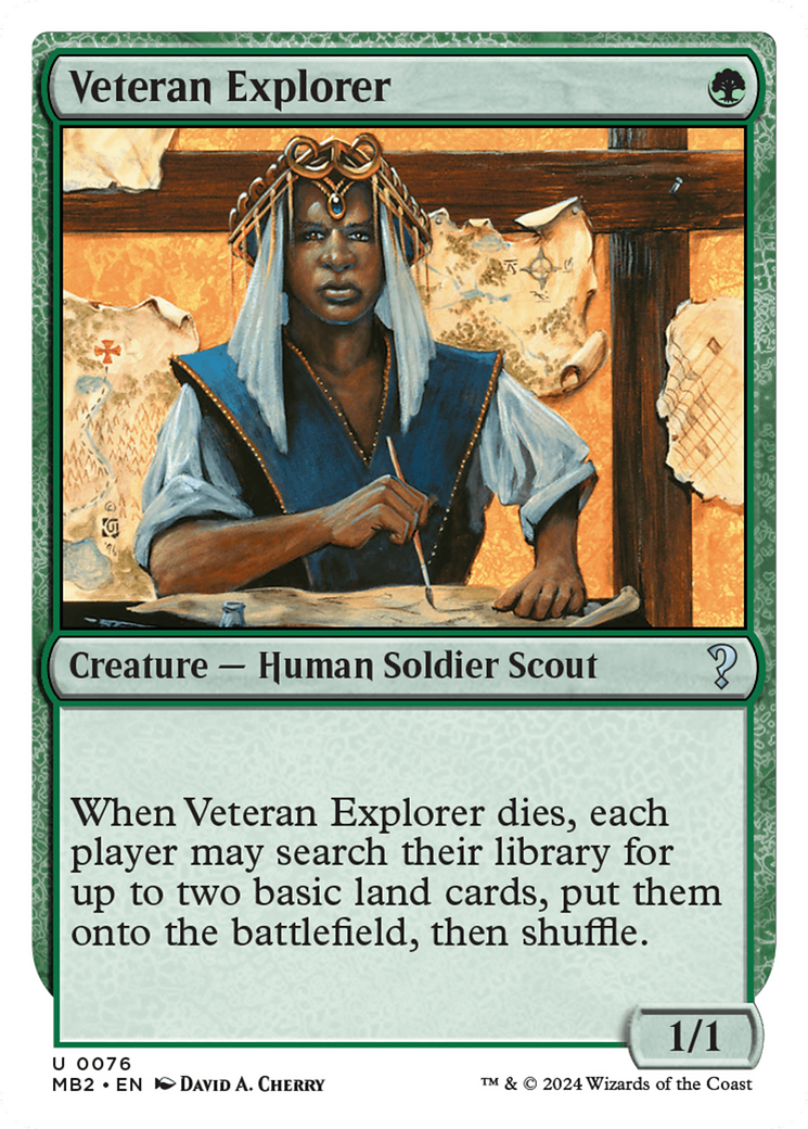Veteran Explorer (White Border) [Mystery Booster 2] | Webway Games