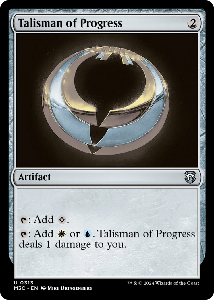Talisman of Progress (Ripple Foil) [Modern Horizons 3 Commander] | Webway Games